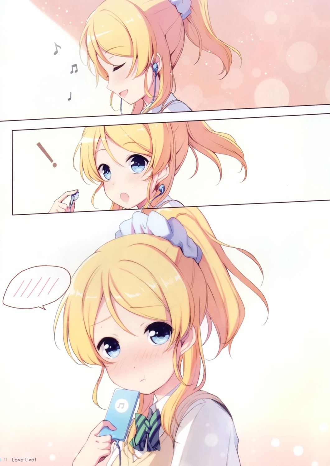 6u ayase_eli eternal_land love_live! seifuku sweater