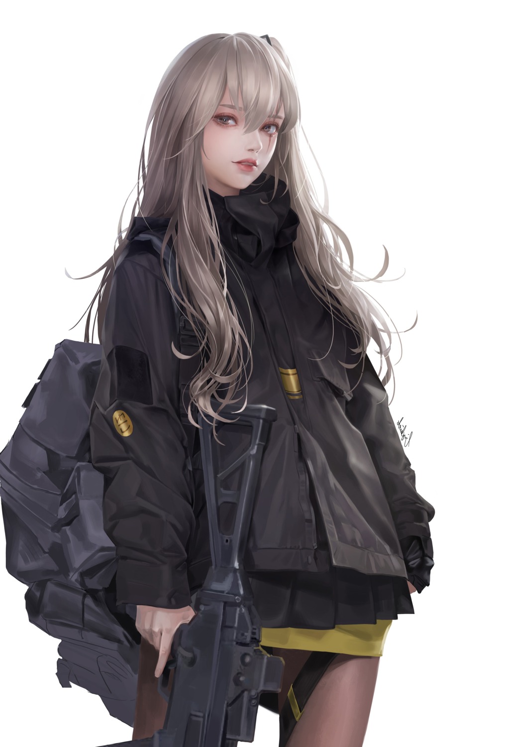 girls_frontline gun lizchiefffff pantyhose ump45_(girls_frontline)