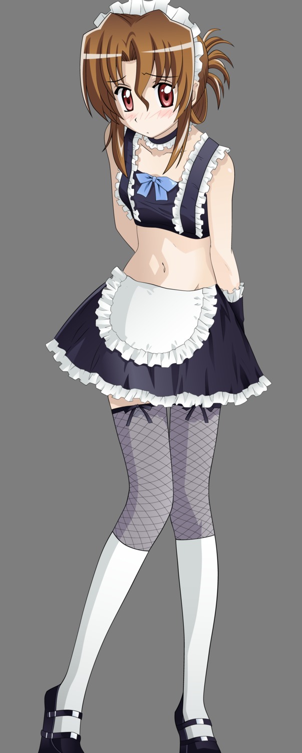 hayate_no_gotoku maid maria thighhighs transparent_png vector_trace