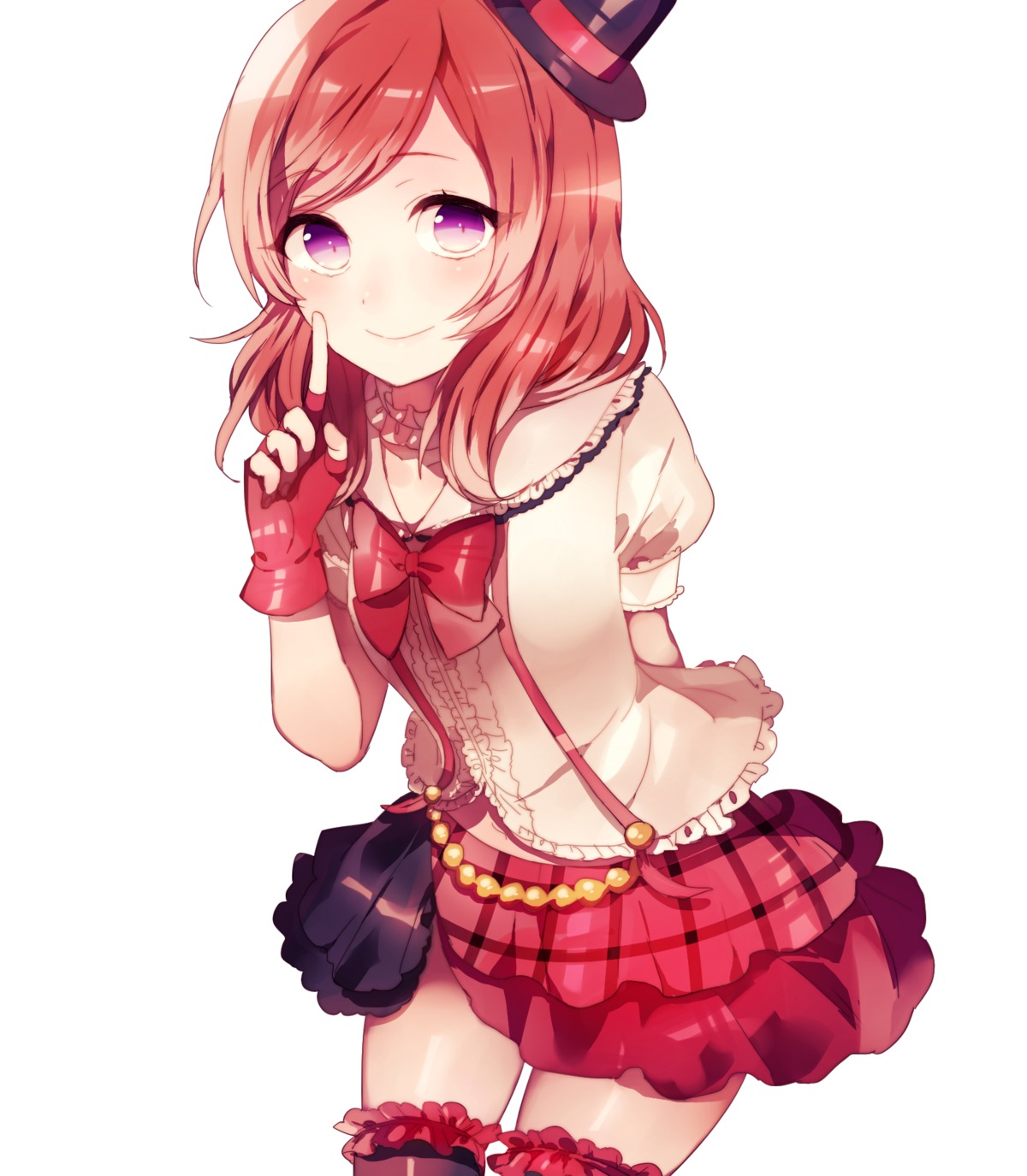 haduki_mizuho love_live! nishikino_maki thighhighs