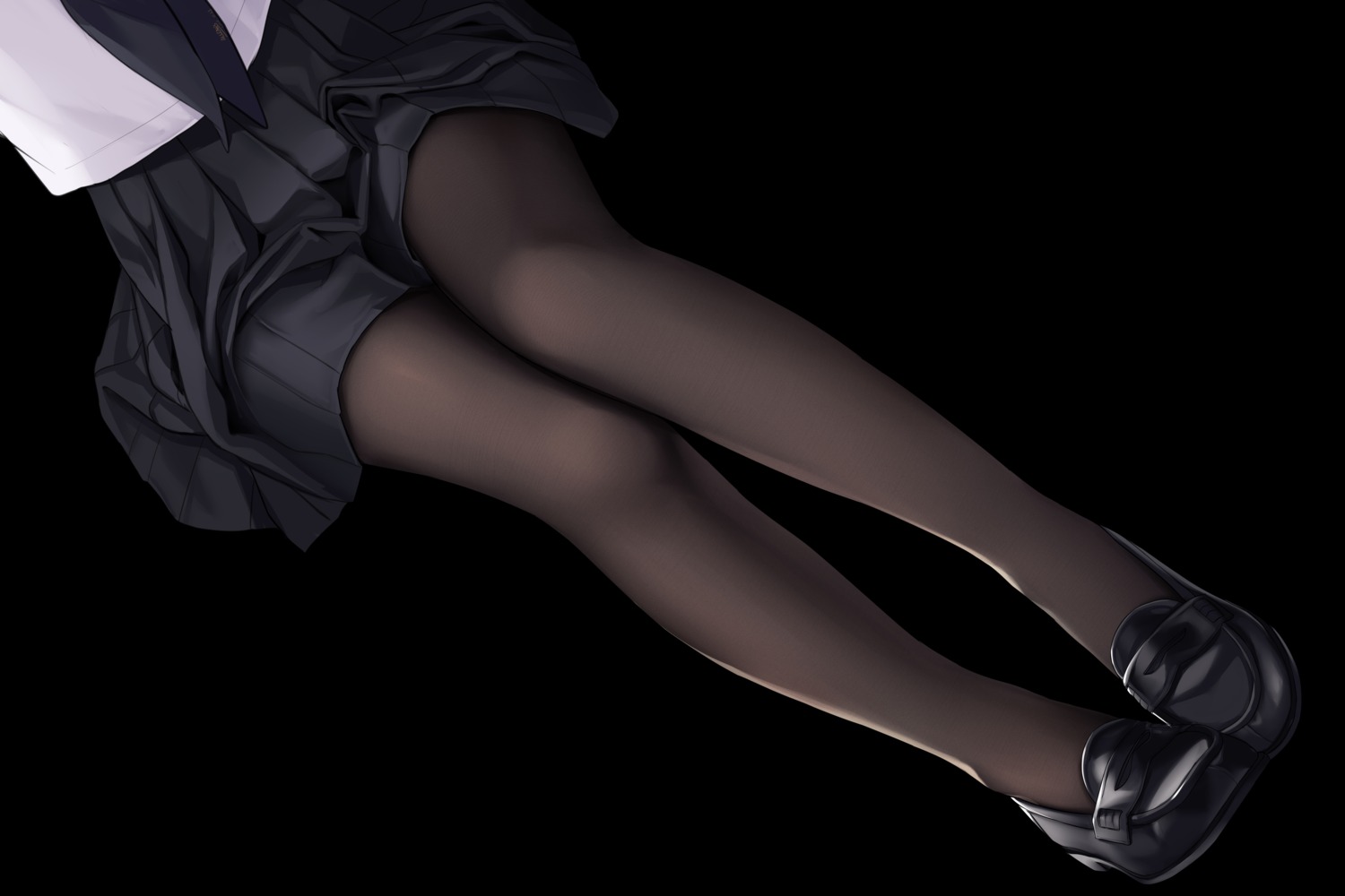 allenes pantyhose seifuku skirt_lift