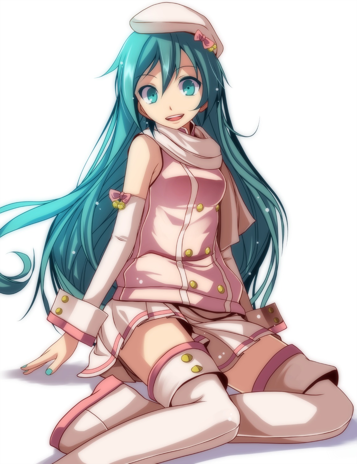 hatsune_miku thighhighs tsukishiro_saika vocaloid