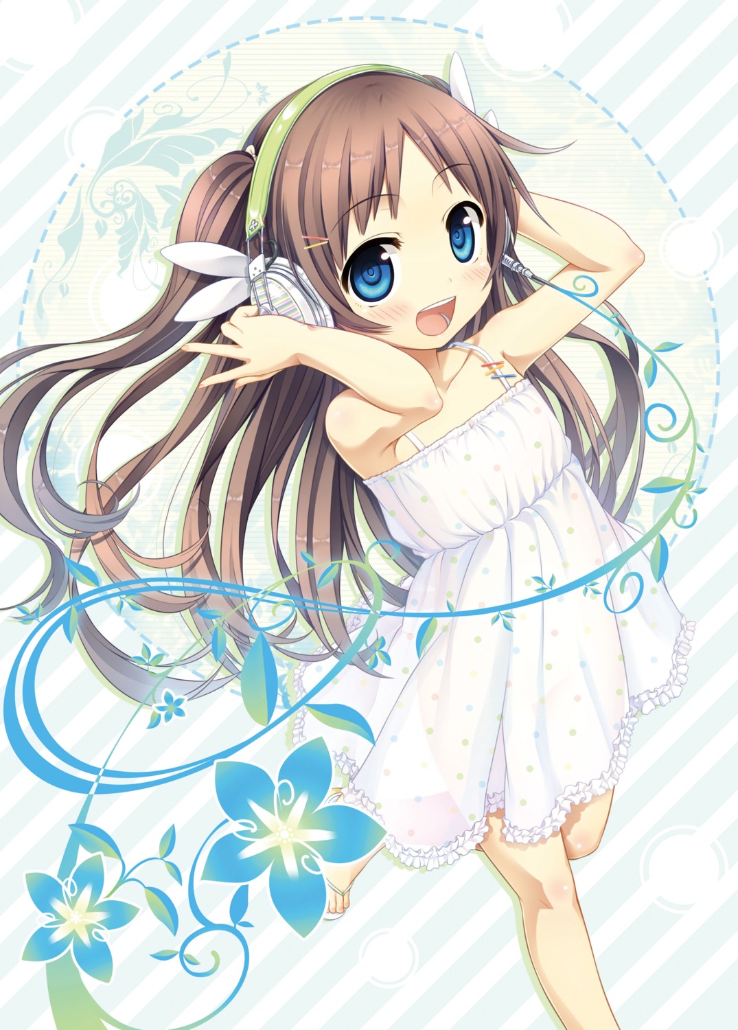 cura digital_version dress headphones lose monobeno sawai_natsuha summer_dress