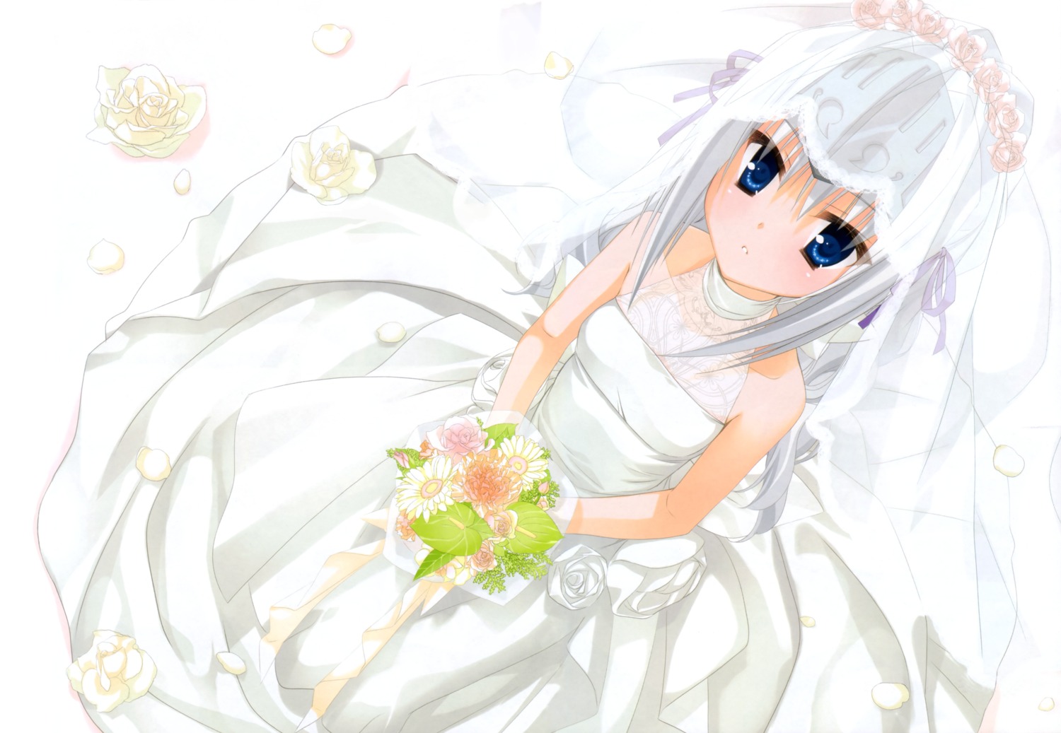 dress eucliwood_hellscythe kobuichi kore_wa_zombie_desu_ka wedding_dress