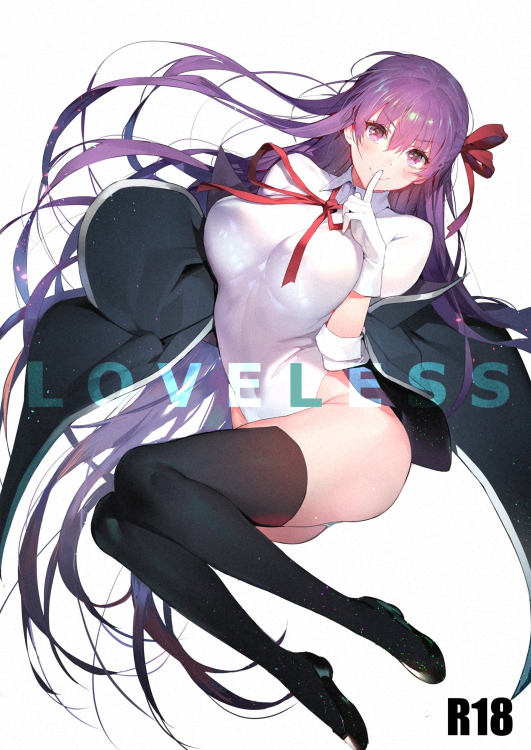 bb_(fate/extra_ccc) fate/grand_order heels jaga_yamatarawo leotard thighhighs