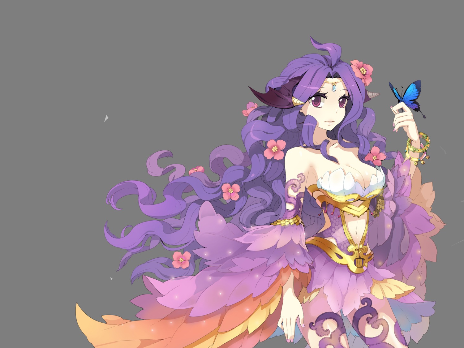 cleavage dress ragnarok_online tagme transparent_png wings