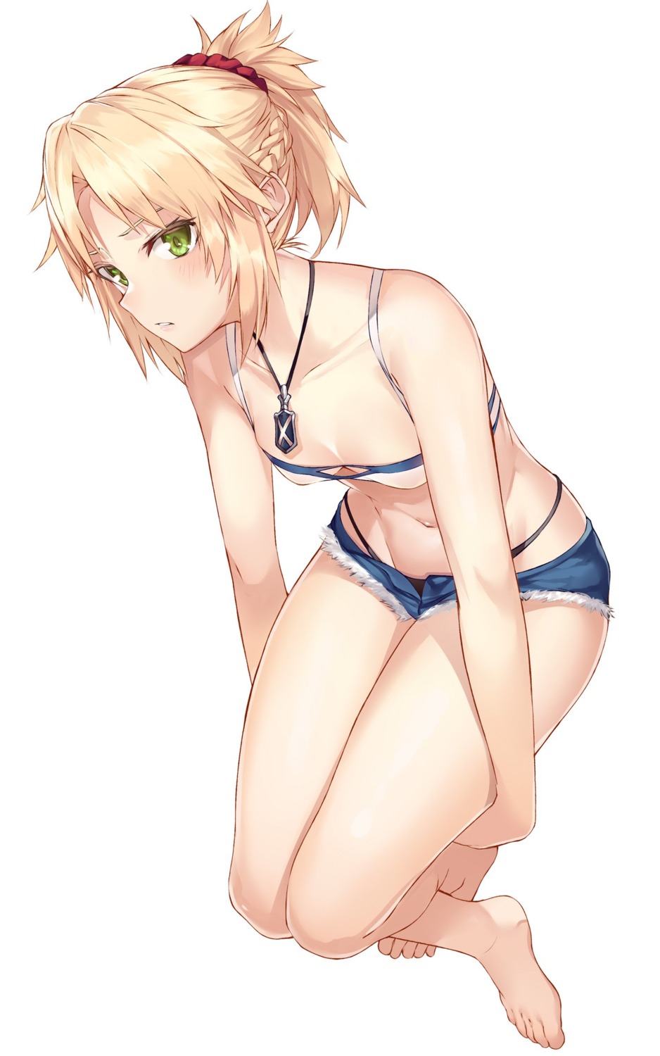 bra cleavage fate/grand_order mordred_(fate) pantsu suigetsu_(hjs1106)