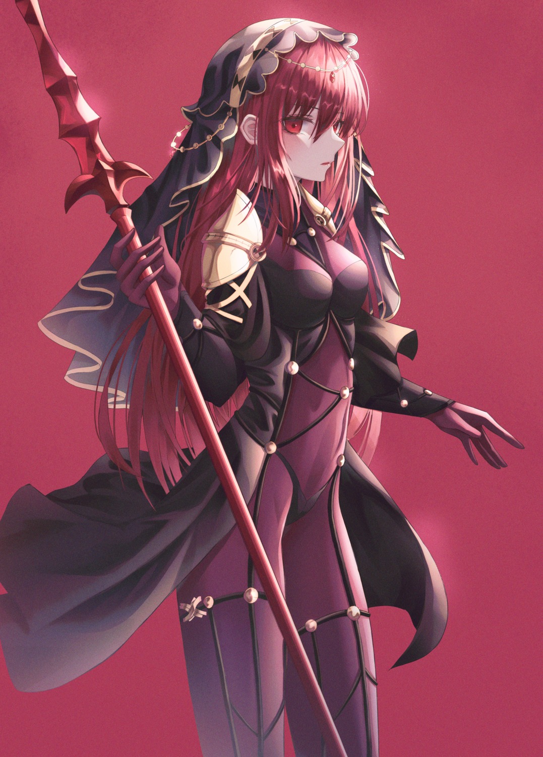 armor bodysuit domi_(hongsung0819) fate/grand_order scathach_(fate/grand_order) weapon