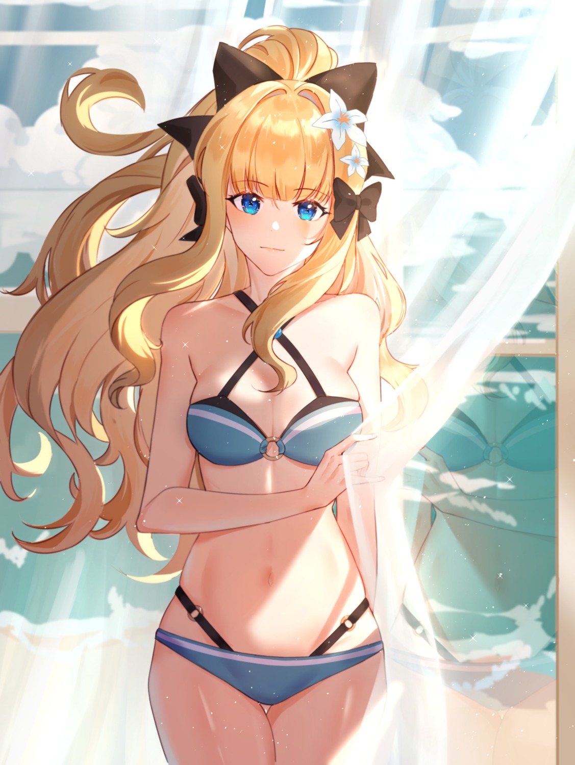 bikini princess_connect princess_connect!_re:dive sasaki_saren swimsuits yan_er10