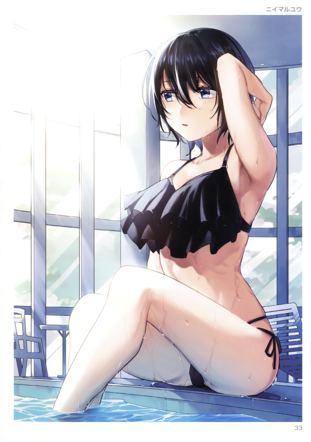 bikini niimaru_yuu swimsuits toranoana wet