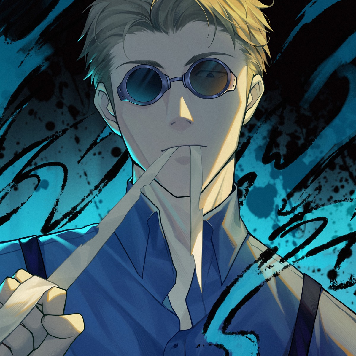 jujutsu_kaisen male megane nanami_kento panpan_0802