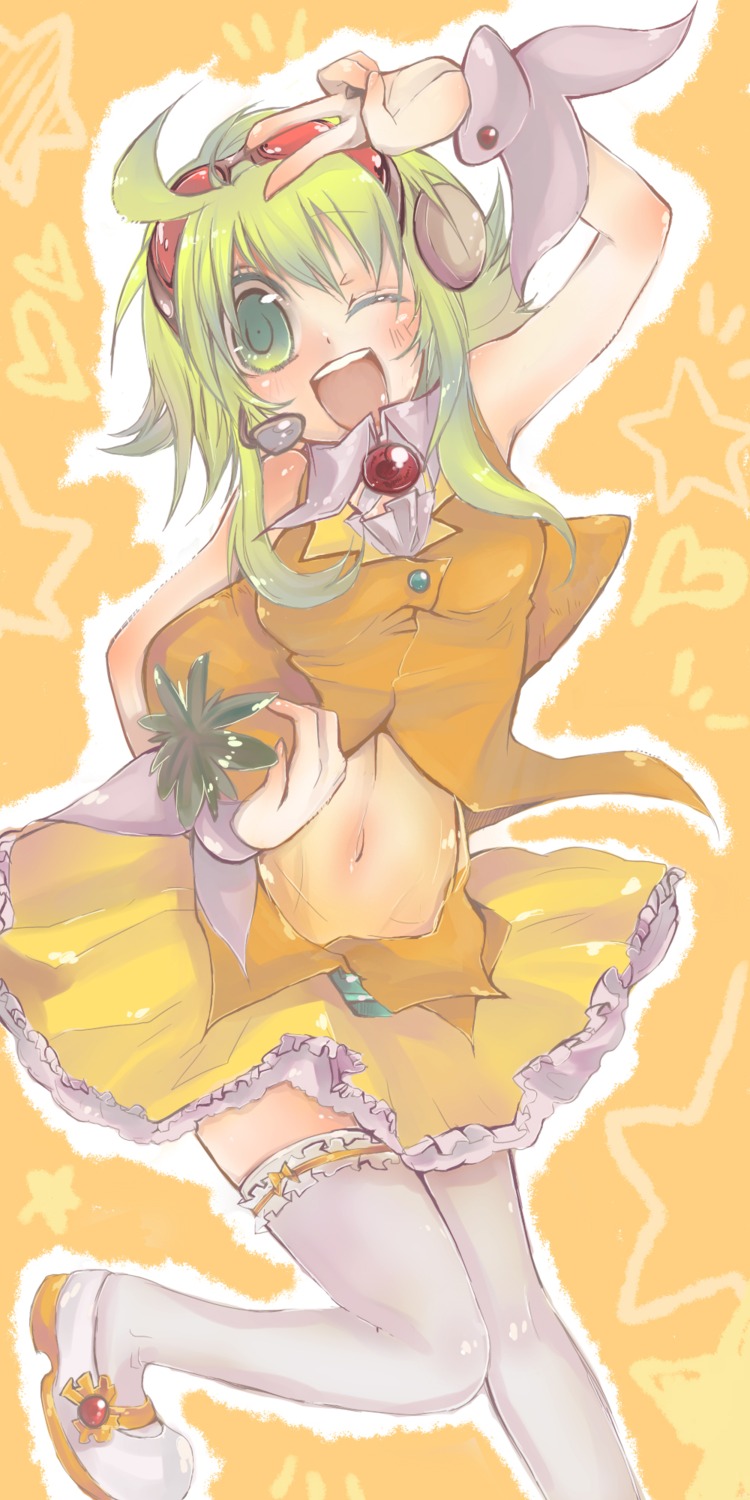 gumi tagme thighhighs vocaloid