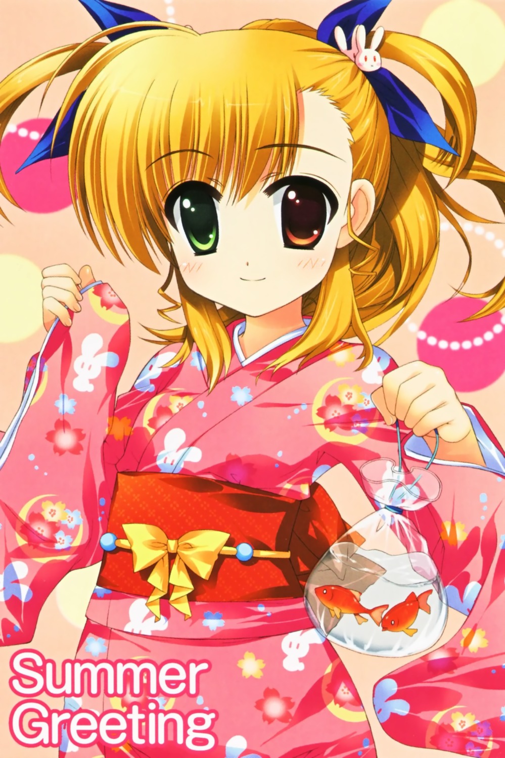 fujima_takuya heterochromia mahou_shoujo_lyrical_nanoha mahou_shoujo_lyrical_nanoha_vivid vivio yukata