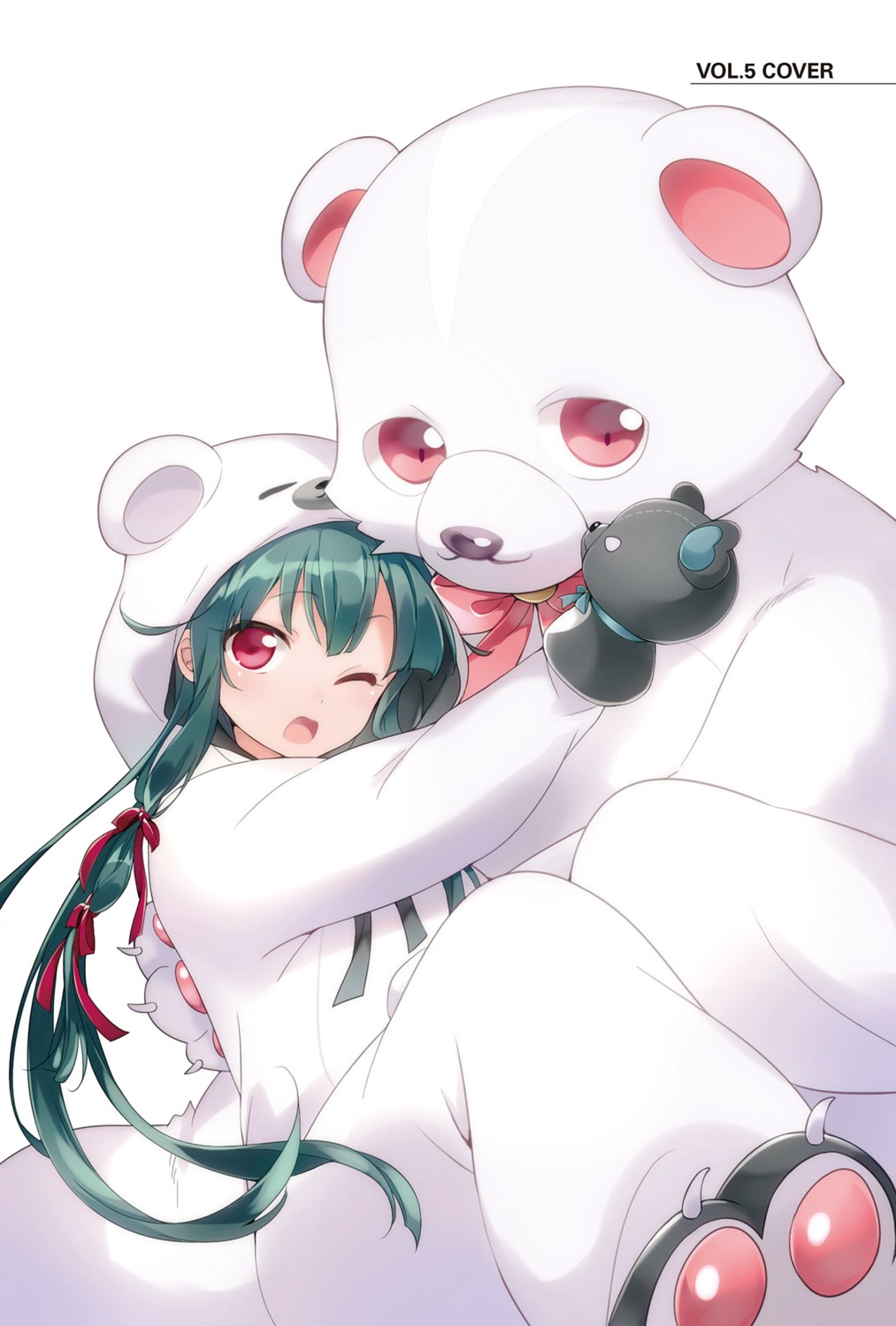 029 animal_ears kuma_kuma_kuma_bear kumakyuu pajama yuna_(kuma_kuma_kuma_bear)