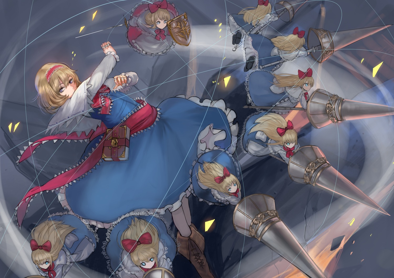 alice_margatroid ran_(bukeranwu) shanghai_doll touhou