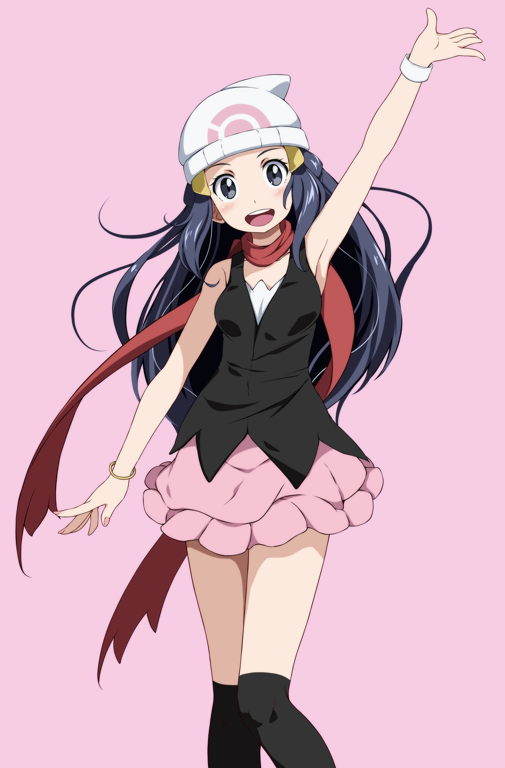 hikari_(pokemon) pokemon pokemon_bdsp pokemon_dppt thighhighs tsukishiro_saika