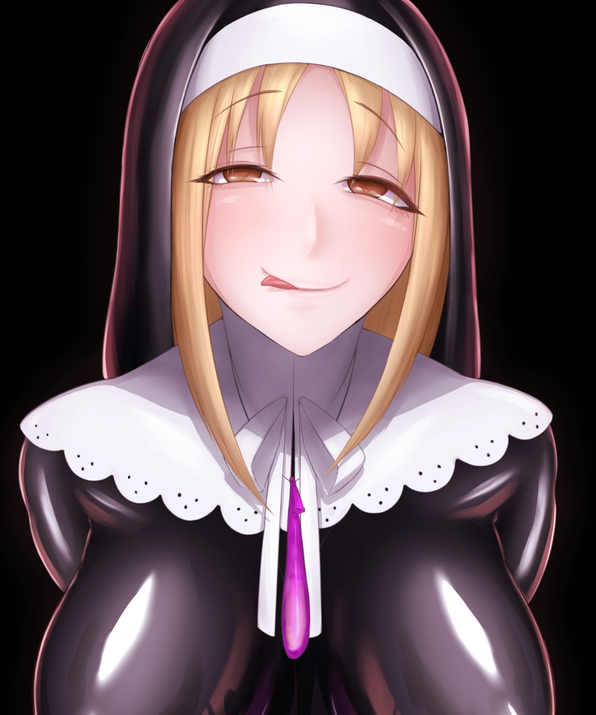 bodysuit nijisanji nijisanji_seeds nun sister_cleaire tagme