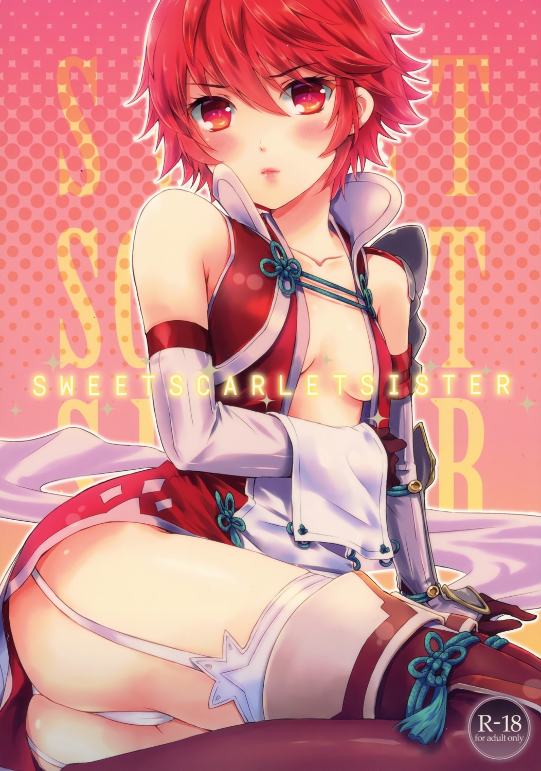 acidsea cameltoe cleavage fire_emblem fire_emblem_if hinoka no_bra omi_asuma open_shirt pantsu stockings thighhighs