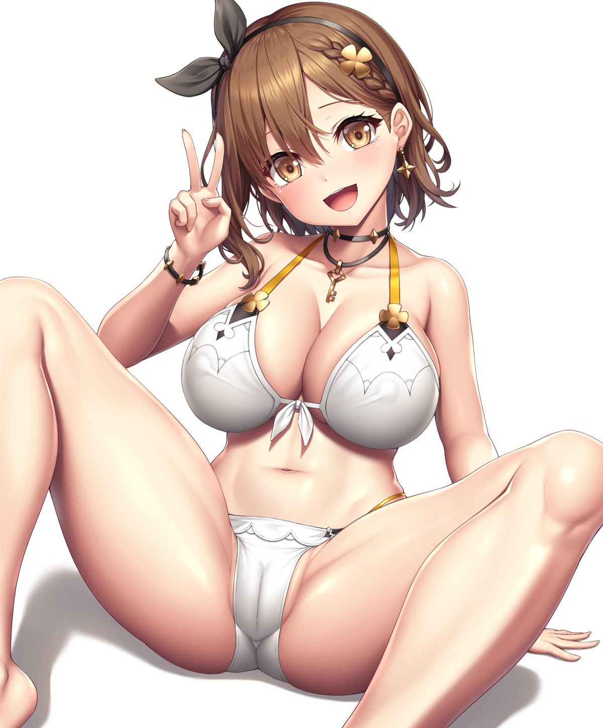 atelier atelier_ryza atelier_ryza_2 bra cameltoe lambda_(artist) pantsu reisalin_stout