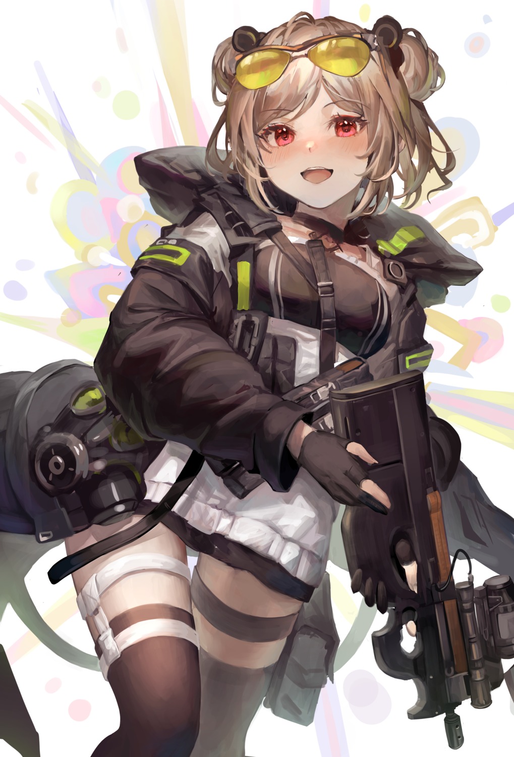 girls frontline p90 (girls frontline) garter gun megane tagme ...