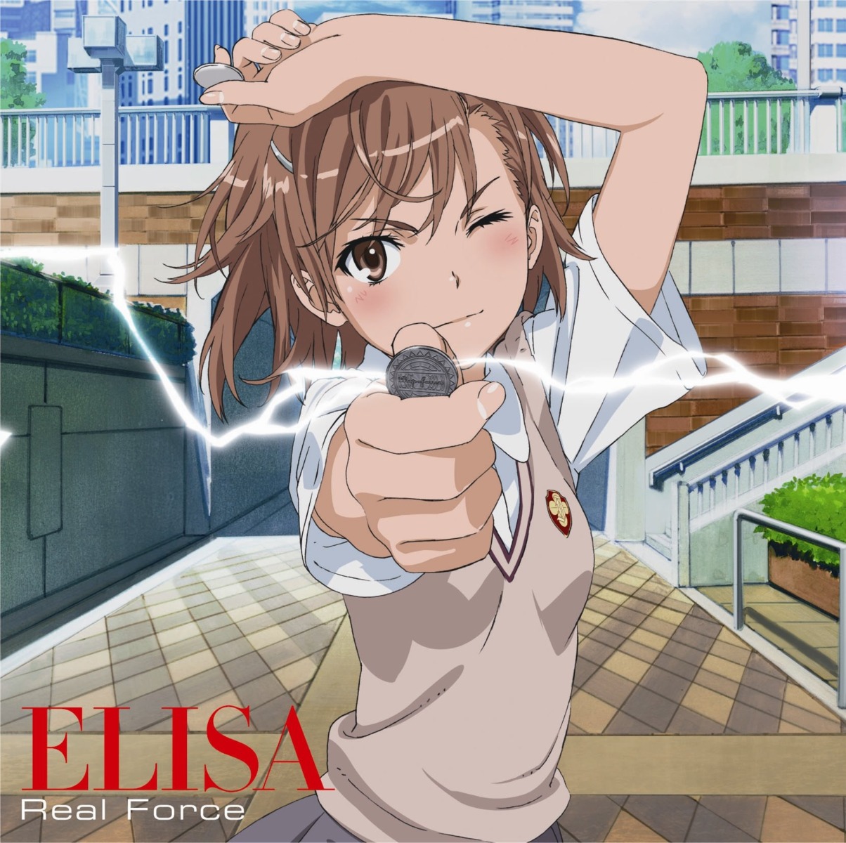 disc_cover jpeg_artifacts misaka_mikoto seifuku to_aru_kagaku_no_railgun to_aru_majutsu_no_index