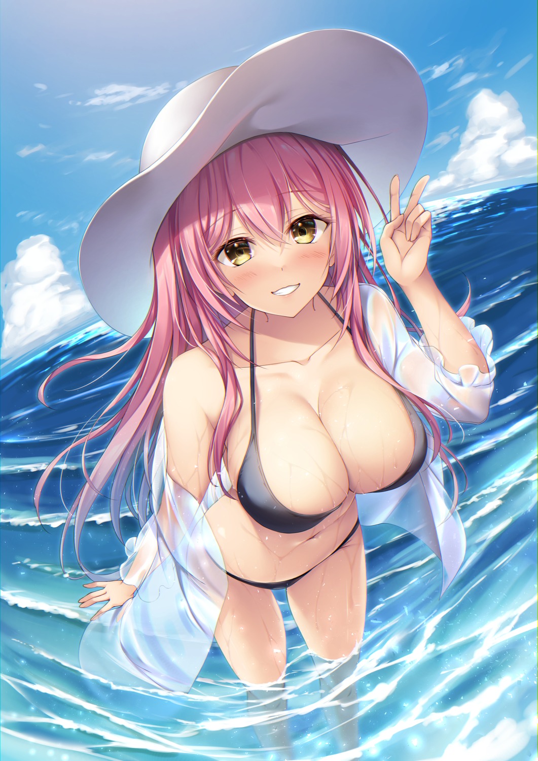 massan bikini see through swimsuits wet #1112218 yande.re.