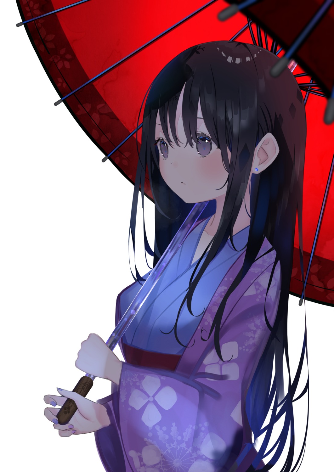sakura_yuu_(hzjy8485) umbrella yukata