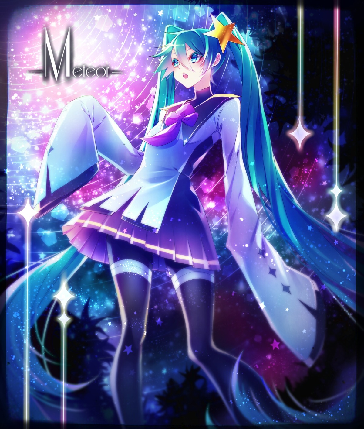 1055 hatsune_miku pantyhose vocaloid