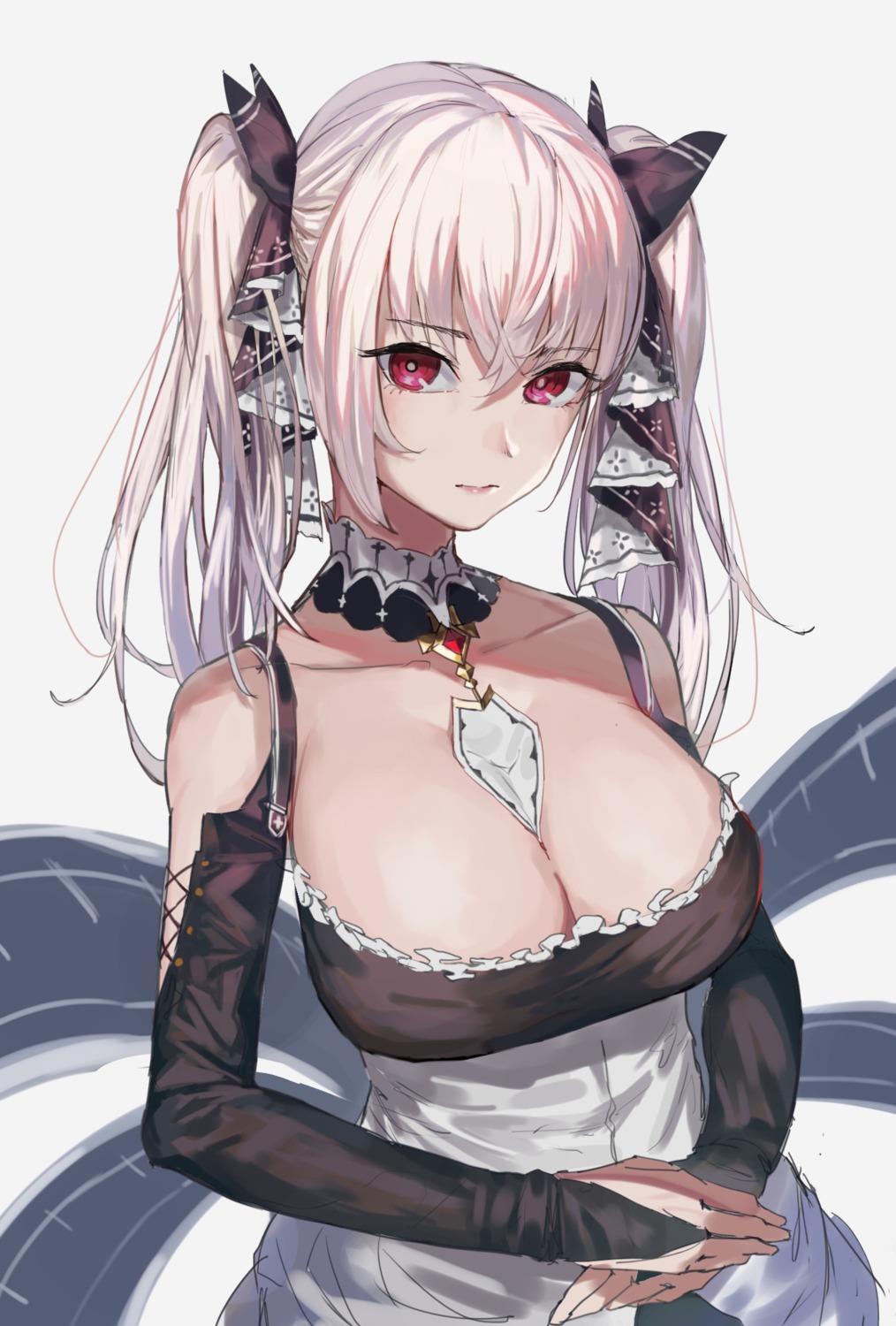 azur_lane formidable_(azur_lane) gothic_lolita lolita_fashion no_bra yu-hi