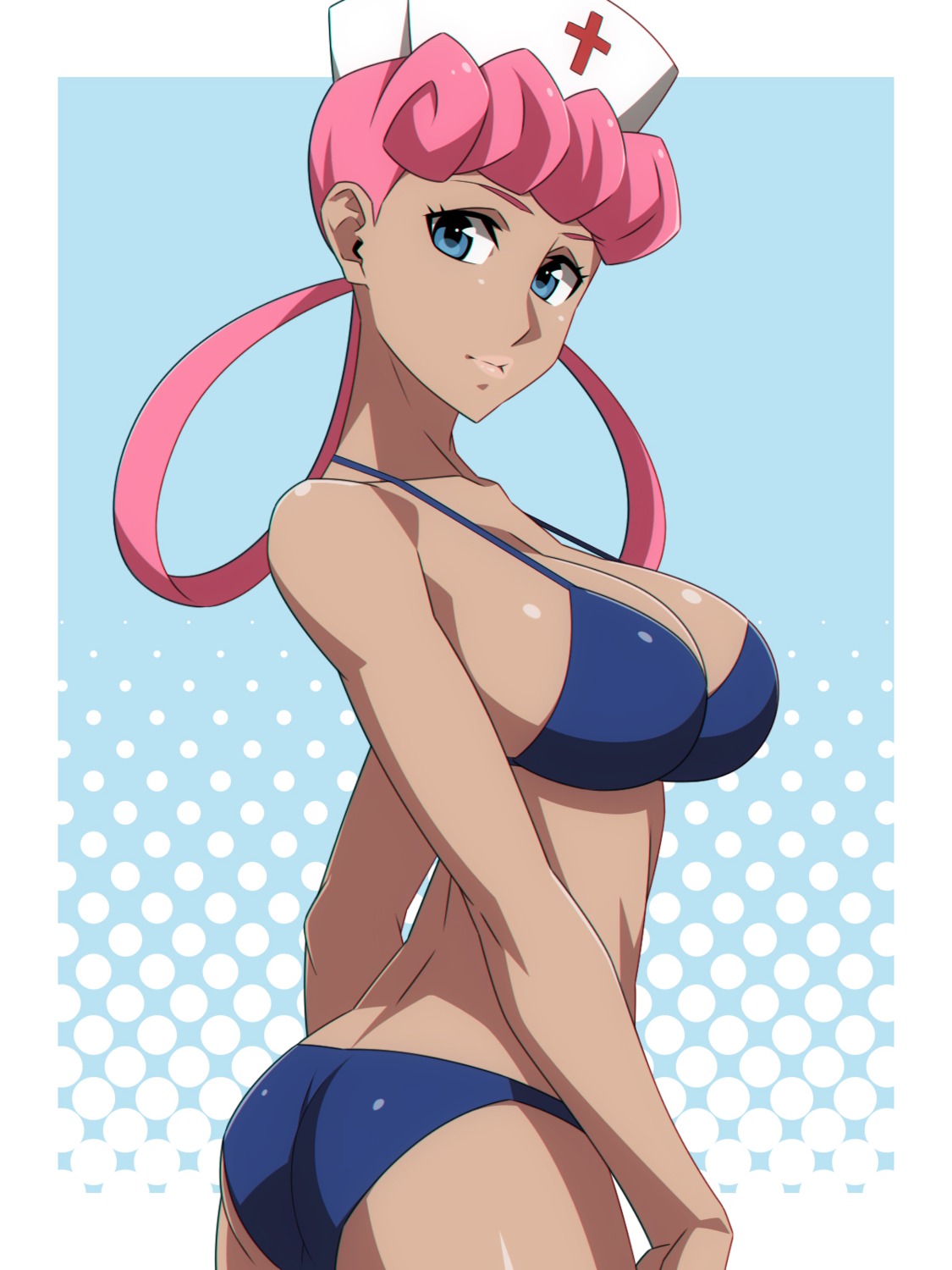 ass bikini nurse_joy pokemon ra_pen_ swimsuits