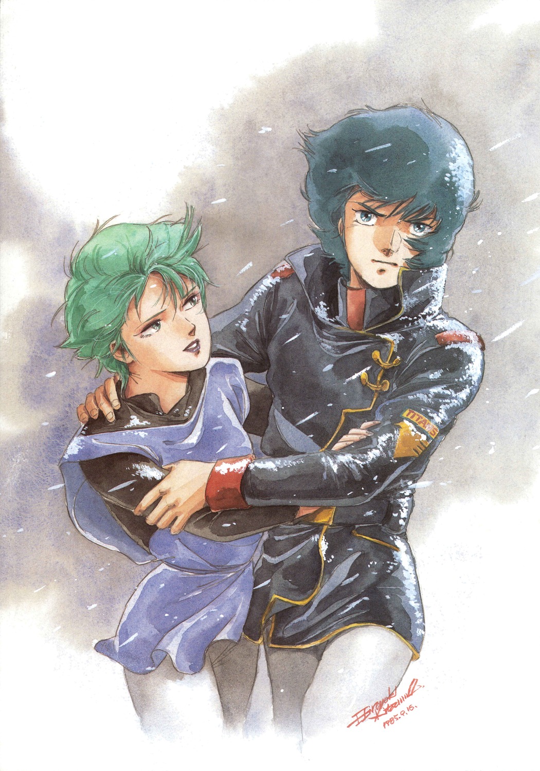 four_murasame gundam kamille_bidan kitazume_hiroyuki zeta_gundam