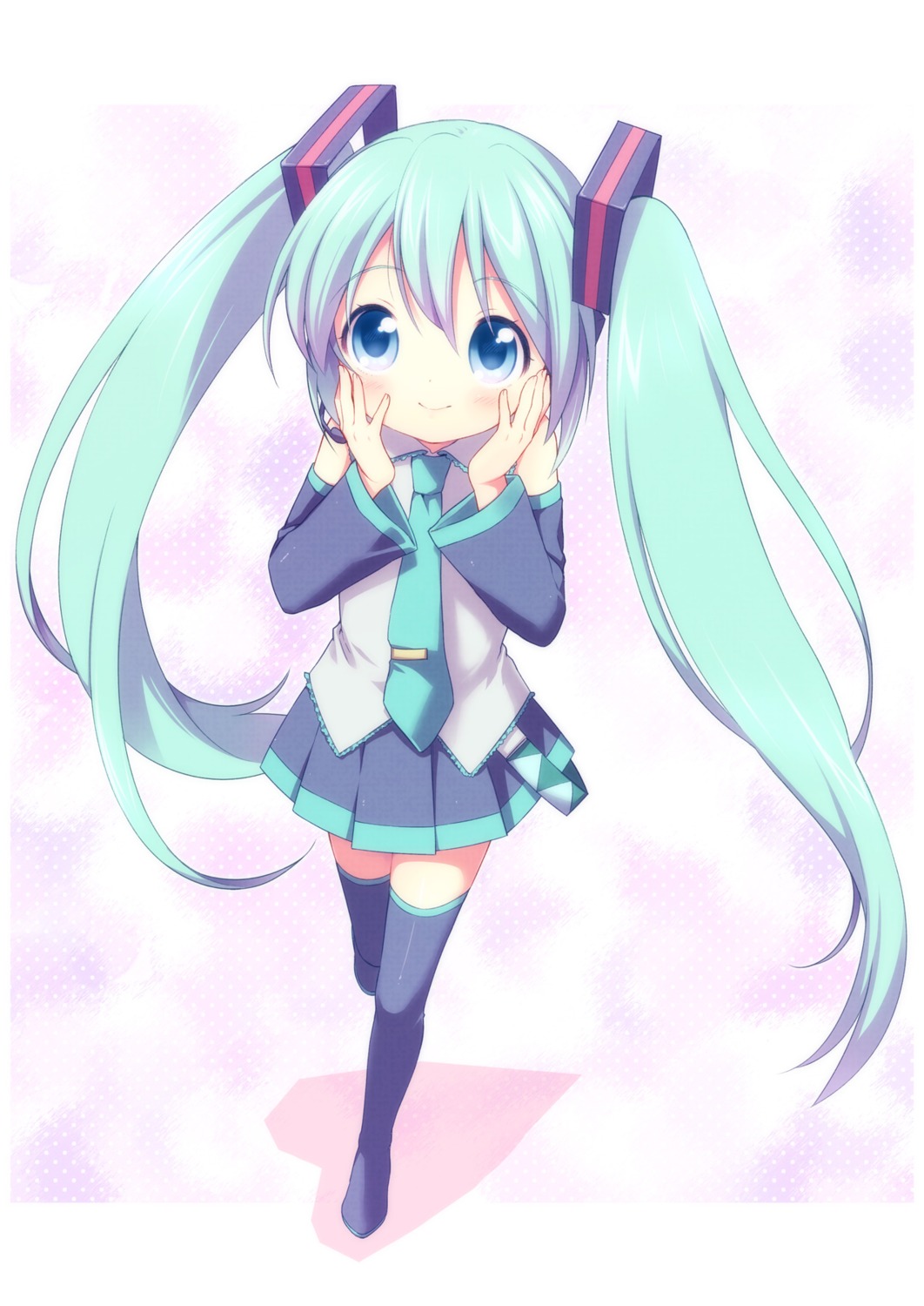 hatsune_miku thighhighs usashiro_mani vocaloid