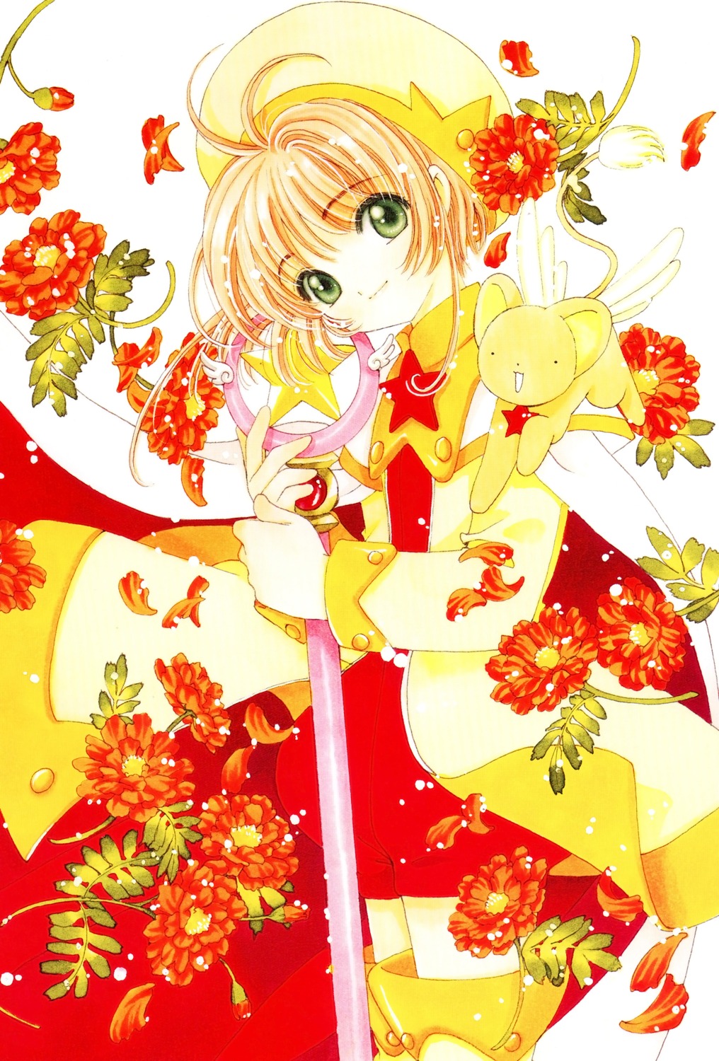 card_captor_sakura clamp kerberos kinomoto_sakura weapon