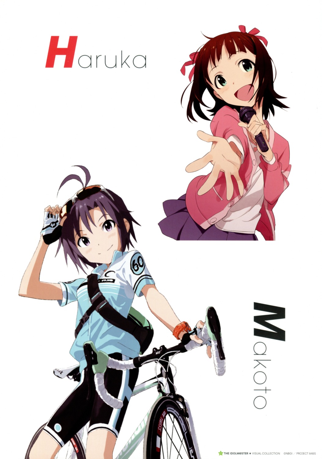 amami_haruka bike_shorts kikuchi_makoto matsuo_yuusuke nishigori_atsushi the_idolm@ster