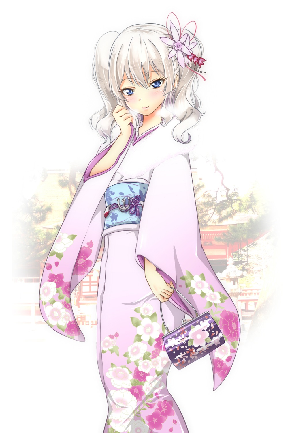 kantai_collection kashima_(kancolle) kimono sarfata