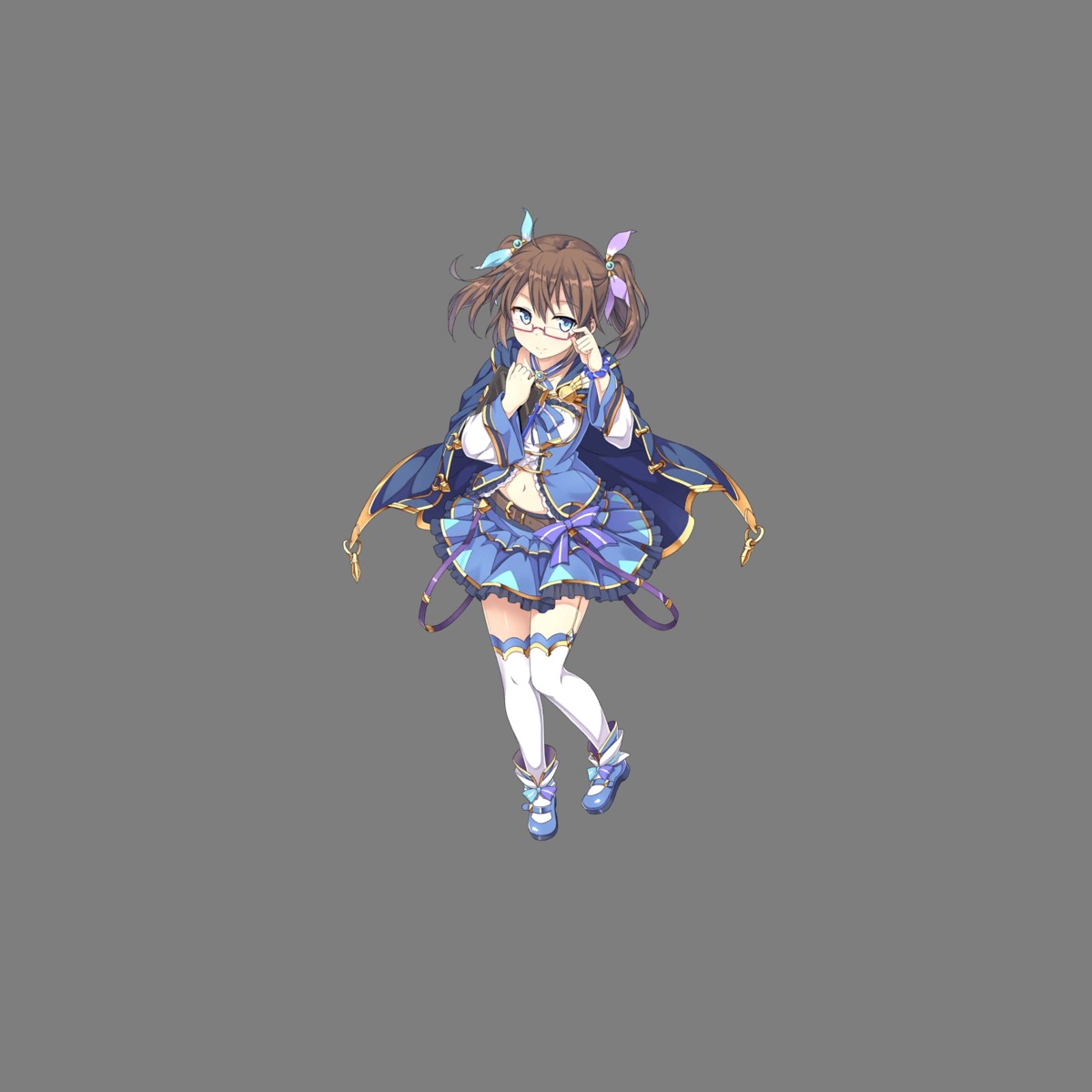 hoshi_no_girls_odyssey megane seifuku thighhighs transparent_png