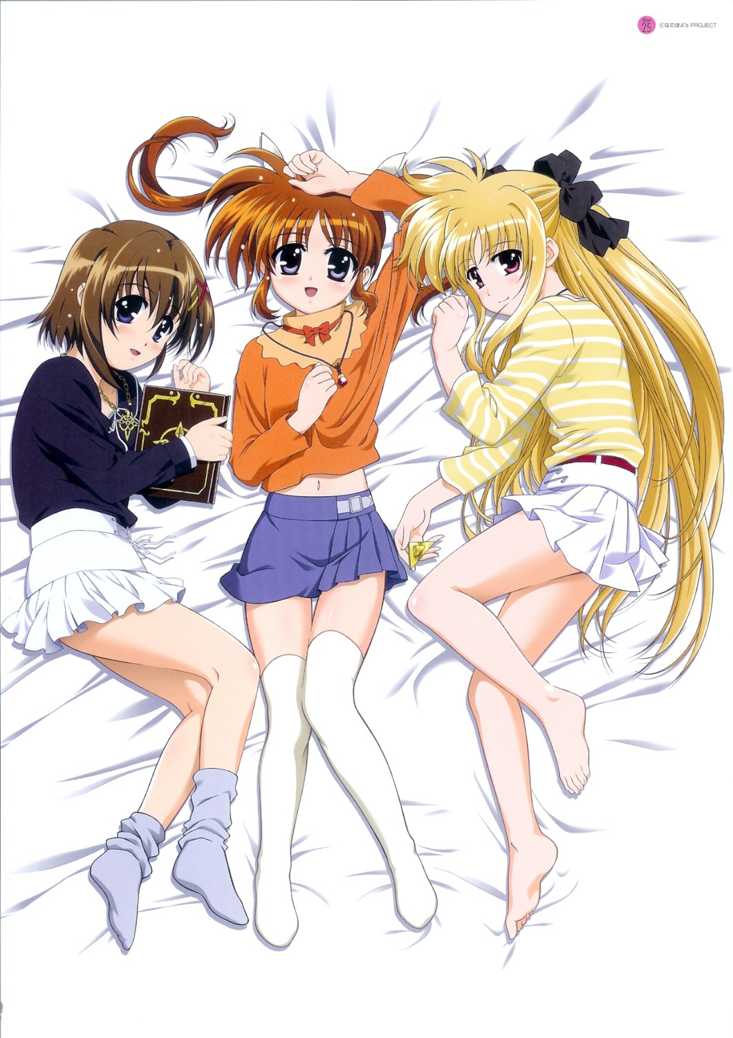 fate_testarossa mahou_shoujo_lyrical_nanoha mahou_shoujo_lyrical_nanoha_a's okuda_yasuhiro screening takamachi_nanoha yagami_hayate