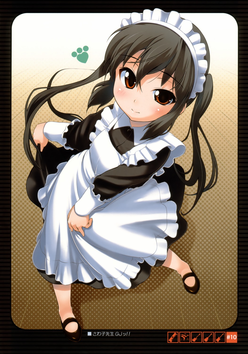 bakutendou bakutendou_(circle) k-on! maid nakano_azusa