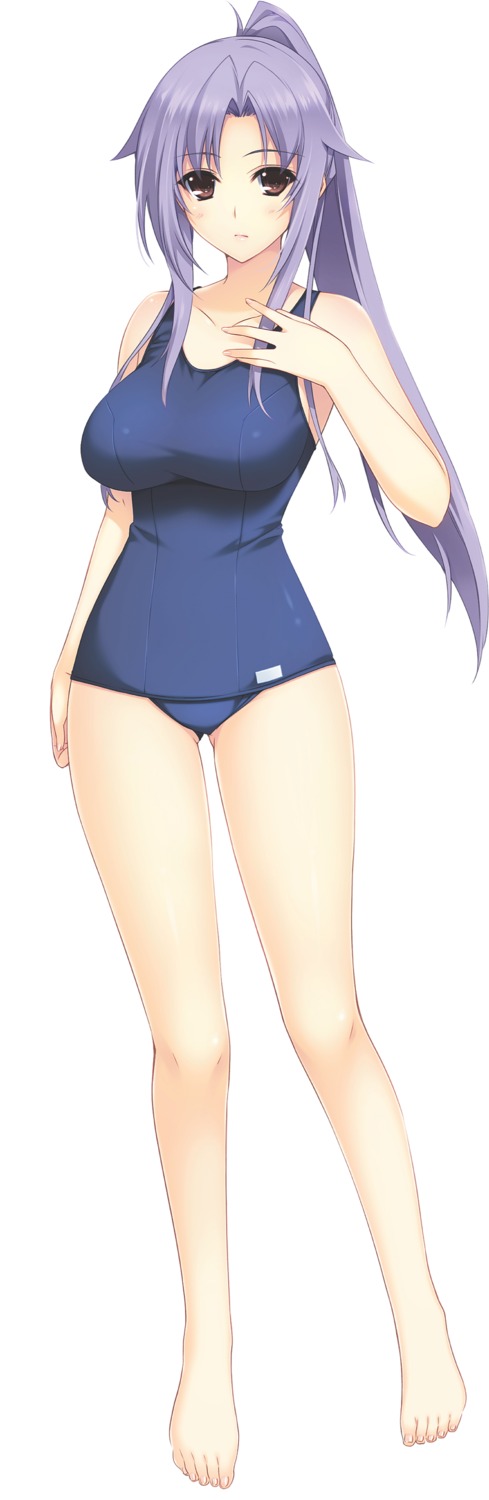 hibiki_works iizuki_tasuku lovely_x_cation_2 narukawa_hime school_swimsuit swimsuits