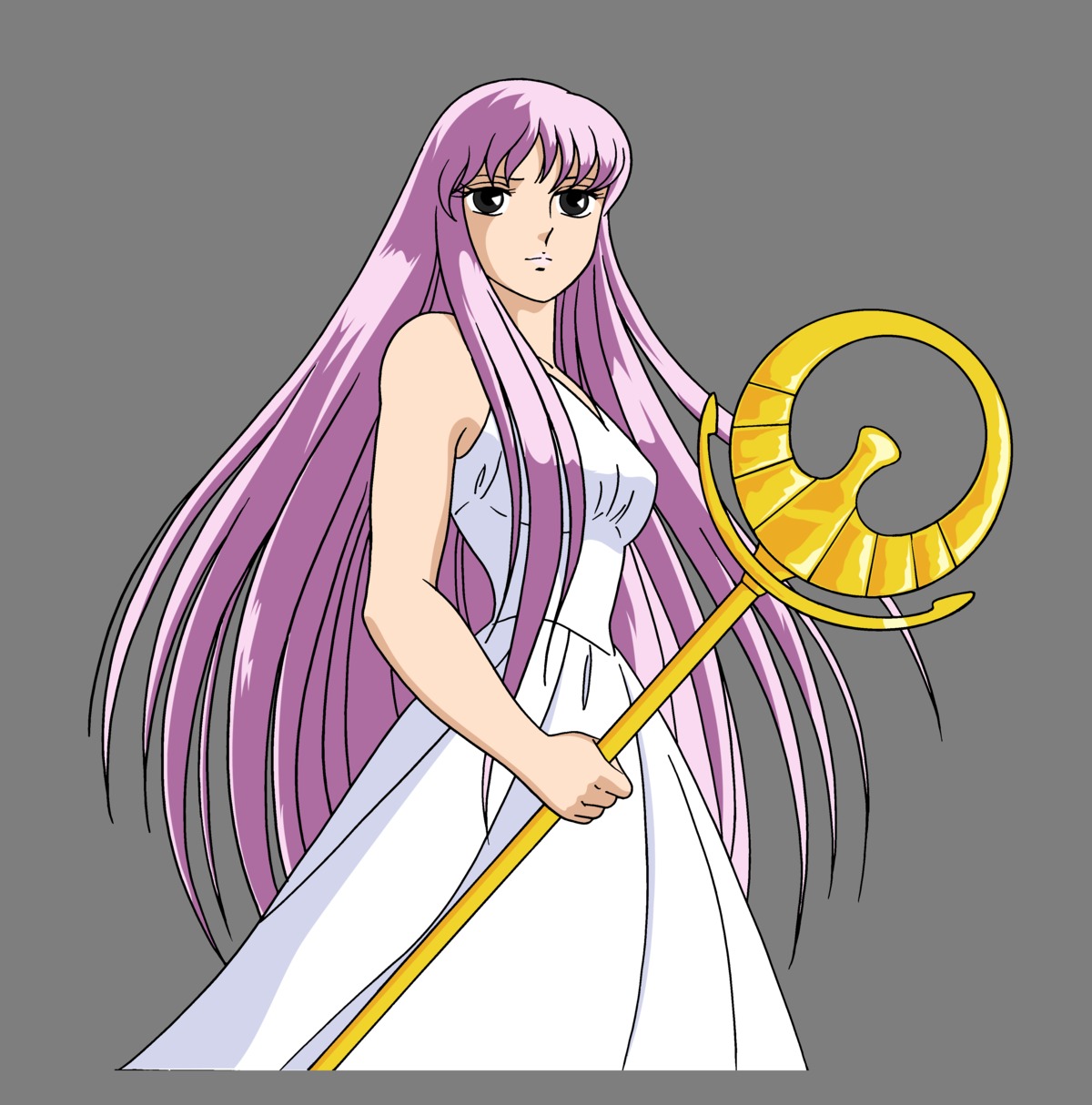 dress kido_saori saint_seiya tagme transparent_png weapon