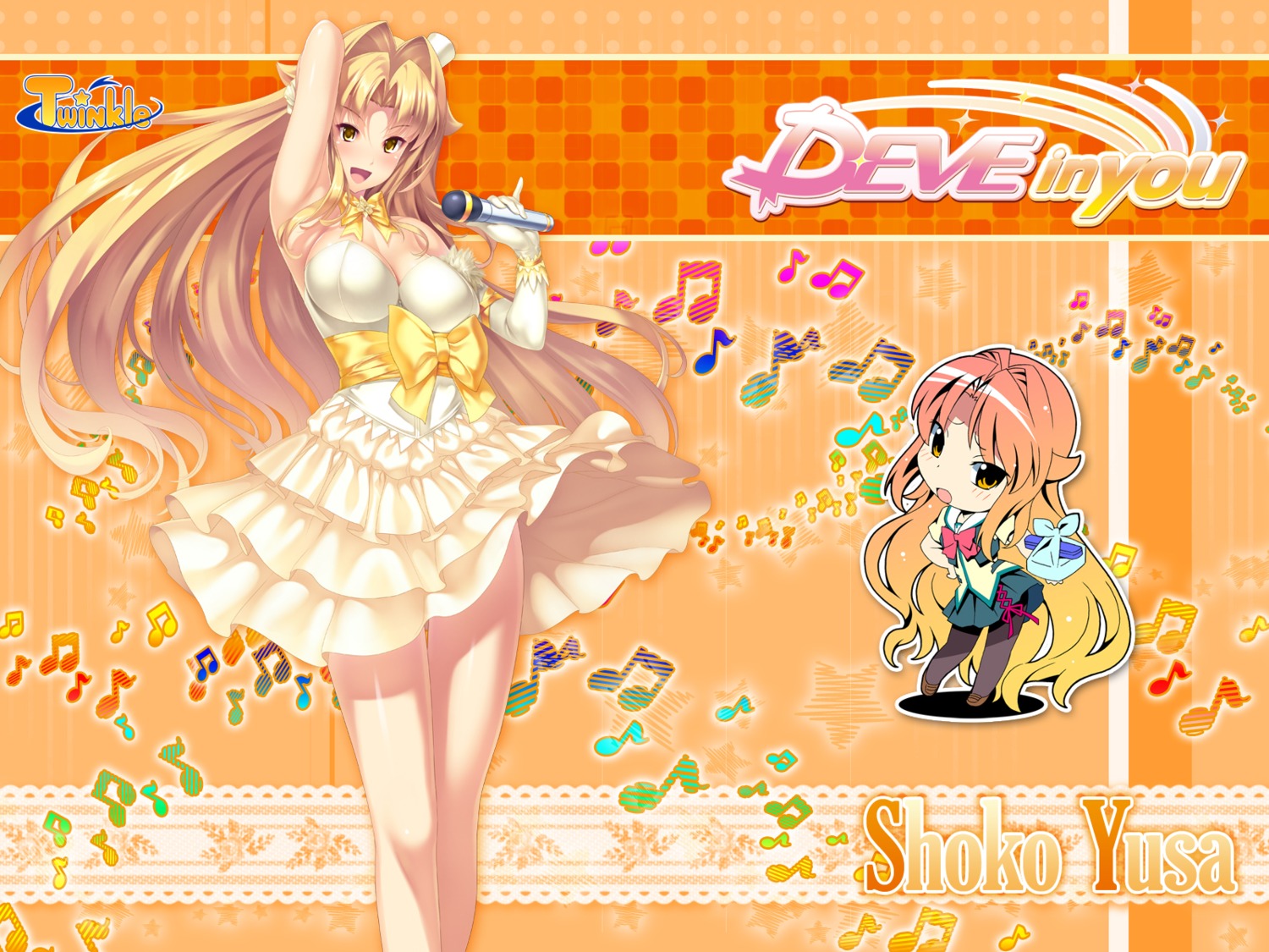 chibi d-eve_in_you gokokukyou twinkle wallpaper watanabe_akio yusa_shoko