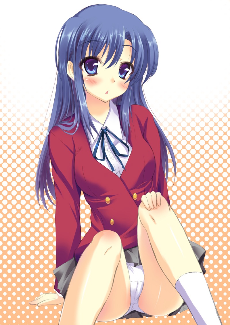 cameltoe kamishiro_ryuu kawashima_ami pantsu seifuku toradora!