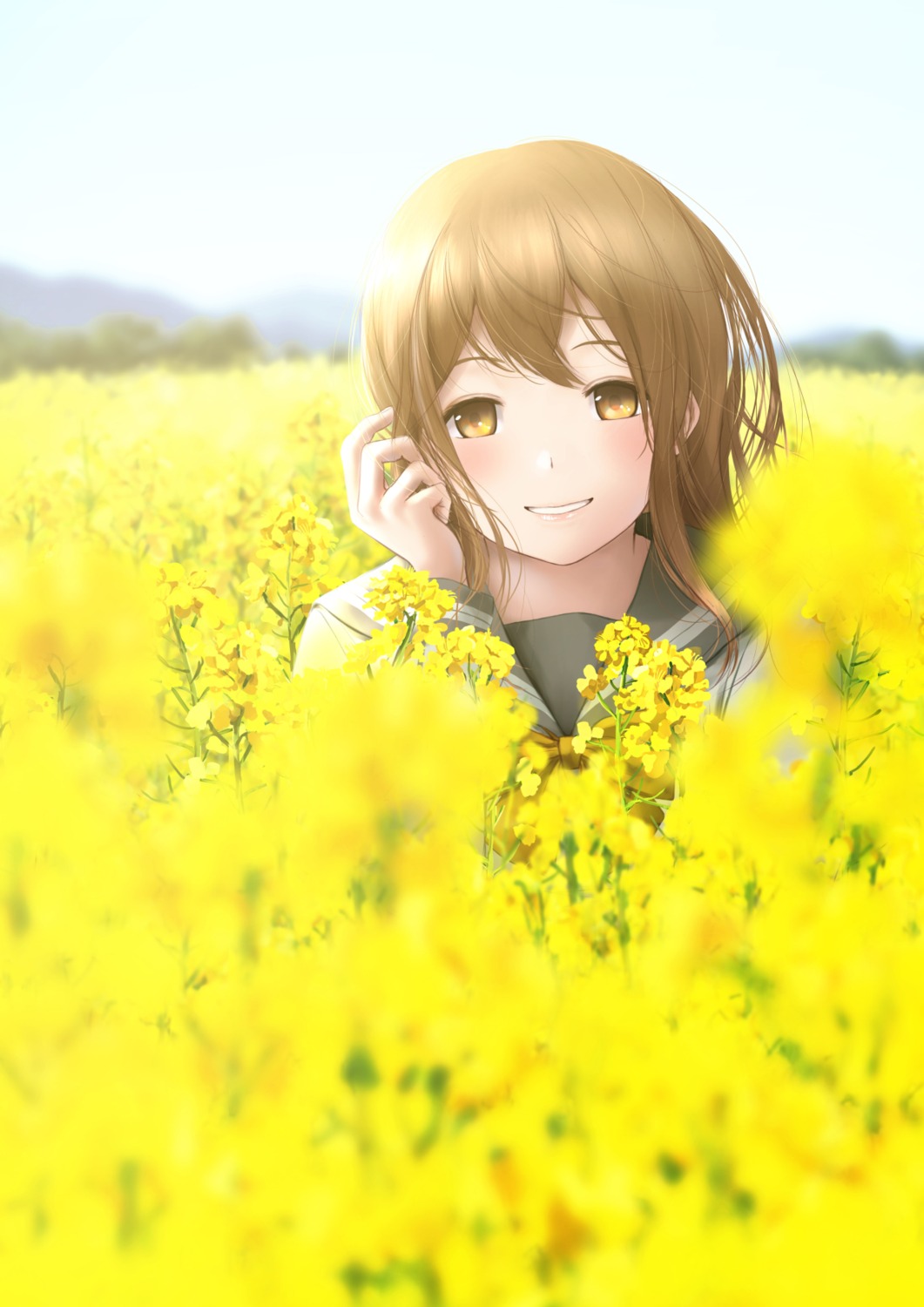 kunikida_hanamaru love_live!_sunshine!! papi_(artist) seifuku