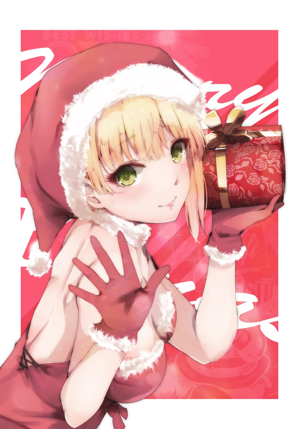 christmas cleavage miyamoto_frederica ryuu. the_idolm@ster the_idolm@ster_cinderella_girls