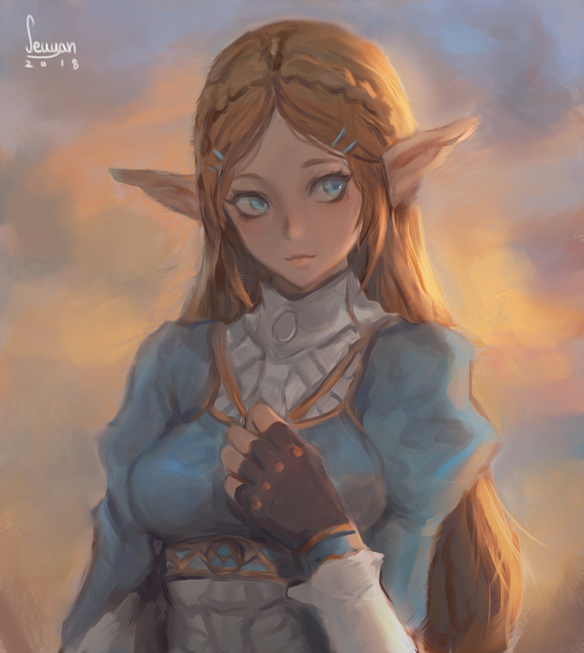 pointy_ears princess_zelda seuyan the_legend_of_zelda