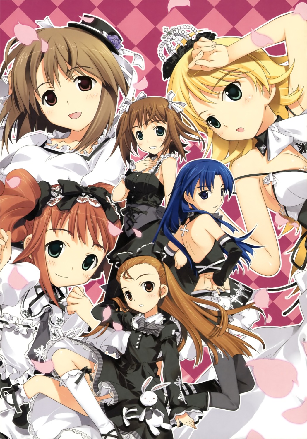 amami_haruka fujima_takuya hagiwara_yukiho hoshii_miki kisaragi_chihaya lolita_fashion minase_iori takatsuki_yayoi the_idolm@ster the_idolm@ster_break!