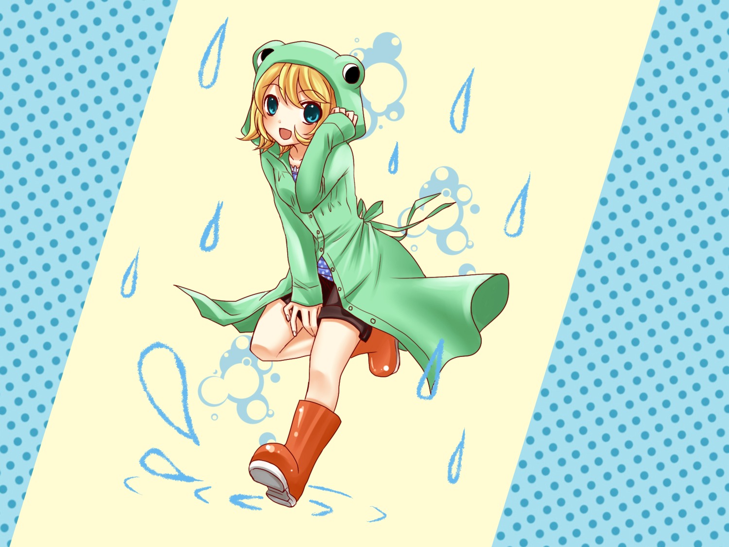 kagamine_rin vocaloid wallpaper yayoi