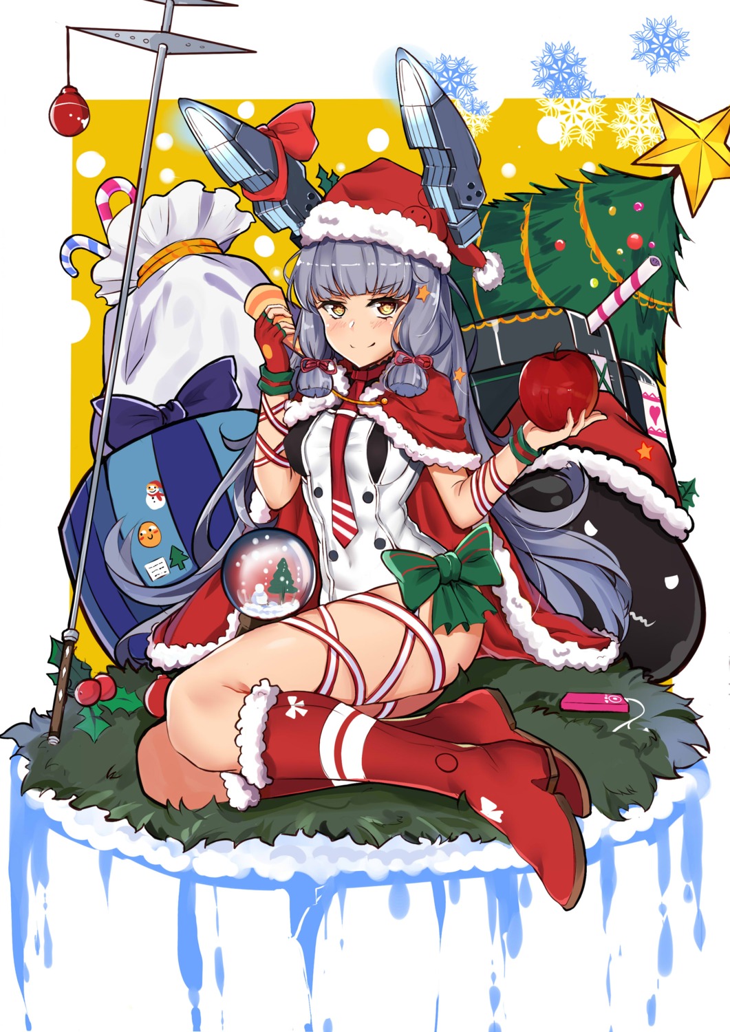 christmas heels kantai_collection murakumo_(kancolle) slm