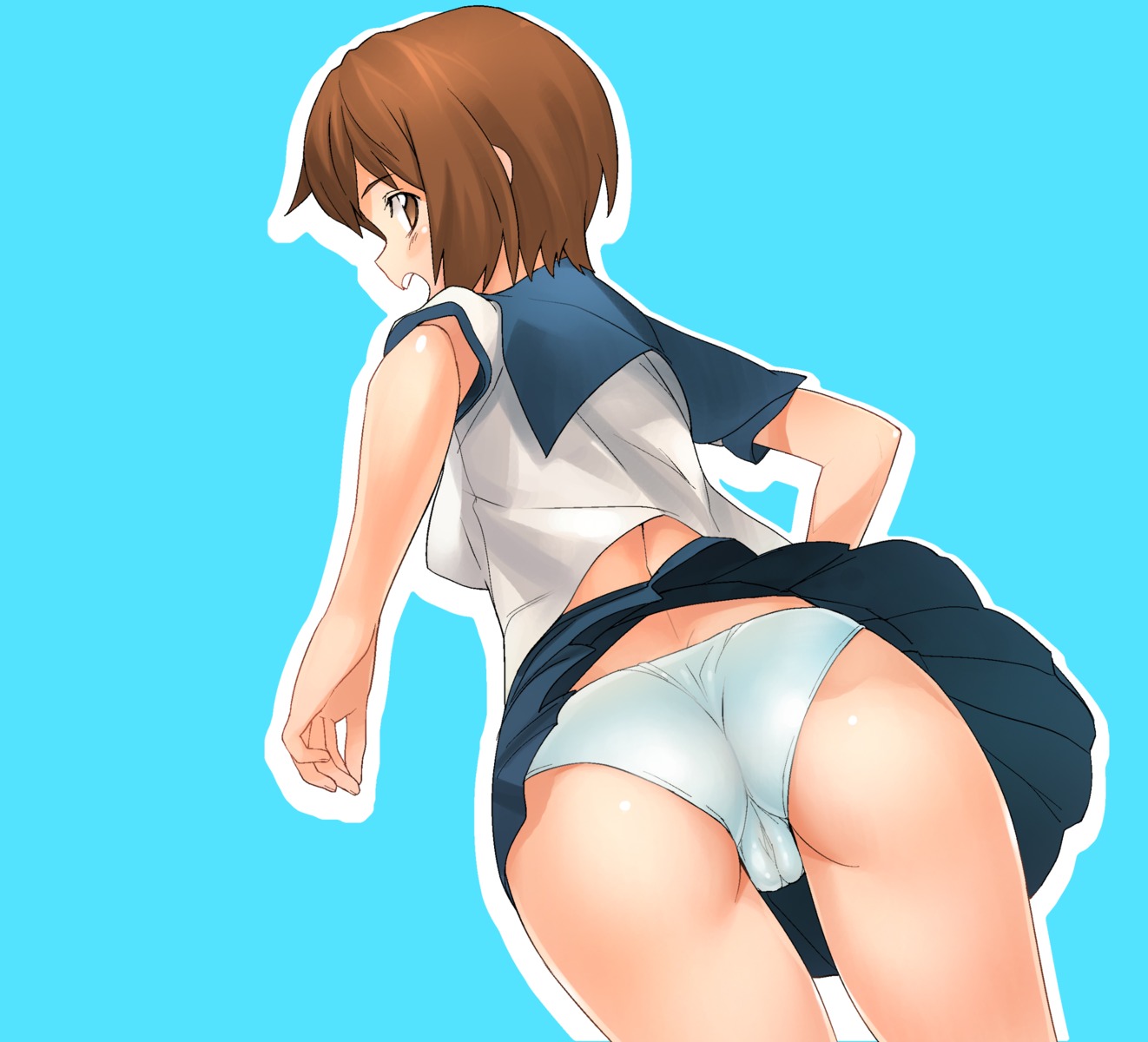 a1 ass cameltoe initial-g pantsu seifuku skirt_lift