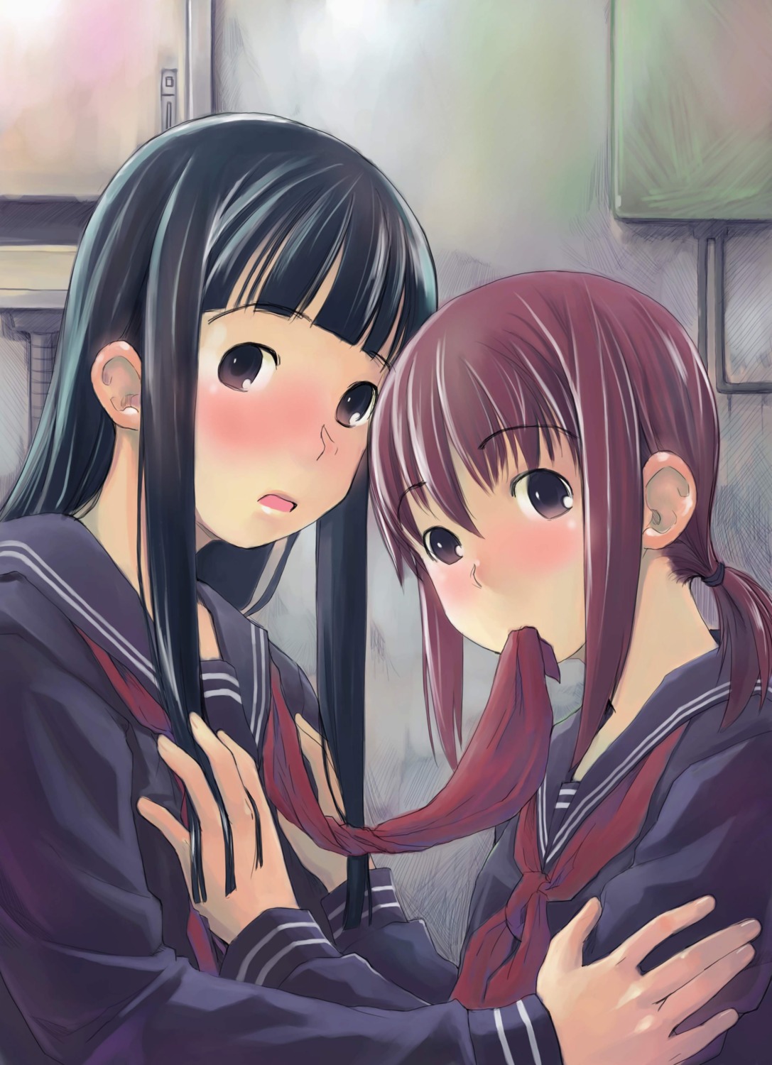 hidari_kagetora seifuku yuri